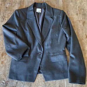 Petite Micro-check Blazer